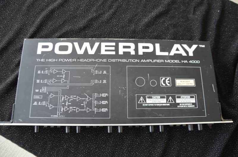 Behringer Powerplay HA 4000 * Rack-mount headphone amplifiers with 4 independent sections * image 1