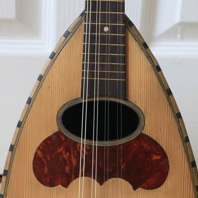 ANTIQUE BOWLBACK MANDOLIN ITALY ‘ALFREDO ALBERTINI CATANIA No. 65’ image 3