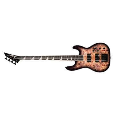 Jackson JS Series Concert Bass CB JS3P 4-String Right-Handed Bass Guitar with Poplar Body and Maple Neck (Transparent Black Burst) image 6