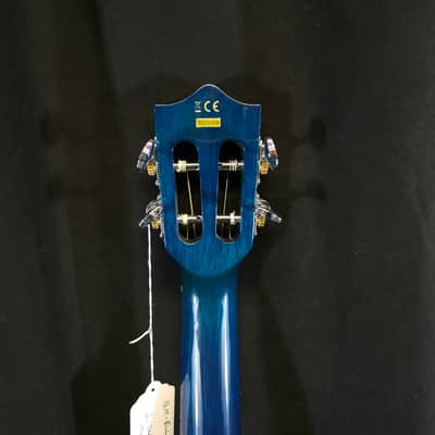 New Lanikai Acoustic Electric Baritone Ukulele QM-BLCEB w/Case image 16