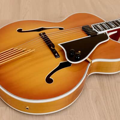 2005 Heritage Golden Eagle Archtop Guitar Sunburst w/ Benedetto Pickup, Kalamazoo USA image 7
