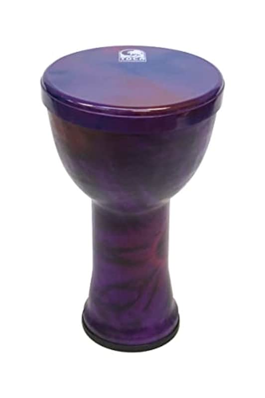 Toca SFDL-9WP Lightweights Series Djembe, Woodstock Purple image 1