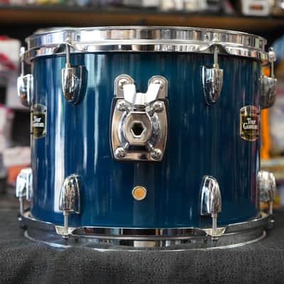 Yamaha Tour Custom 12" Maple Tom w/ YESS Mount - Blue Lacquer Finish | 9x12" image 2