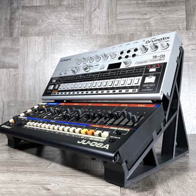Dual Tier Stand for Roland Boutique Series Modules - Color BLACK - by KZcraftworks - US Seller image 7