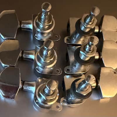 Schaller M6 3L 3R, 3+3 tuners [Made in W.Germany] 1970s-1980s - Chrome image 5