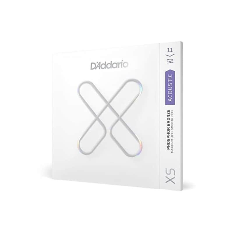 D'Addario XSAPB1152 Acoustic Phosphor Bronze, Custom Light, 11-52 image 1