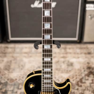 Gibson Custom Shop 1968 Les Paul Custom Reissue Electric Guitar - Ebony with Hardshell Case image 5