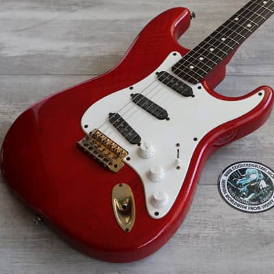 1980's Bill Lawrence (by Morris Japan) BC2R-70G Stratocaster (Red
