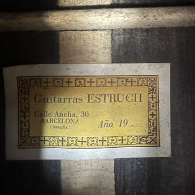 Enrique Sanfeliu Guitarras Estruch 1920 - French Polish image 12