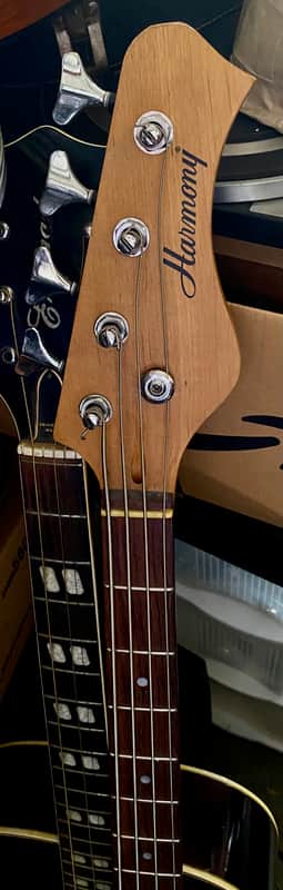 1990's Harmony P/J Style 4 String Electric Bass Guitar image 1