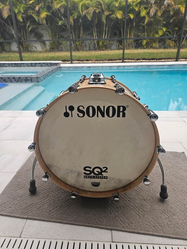 Sonor SQ2 2020 Bass Drum 22x14 Medium Beech - Scandinavian Birch gloss finish image 1