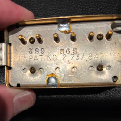 Gibson Tim Shaw PAF Reissue Humbucker 1982 - Gold - Ink Stamp 392 682 image 3