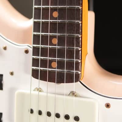 Fender Custom Shop 1963 Jazzmaster Relic Electric Guitar - Aged Shell Pink with Hardshell Case image 10