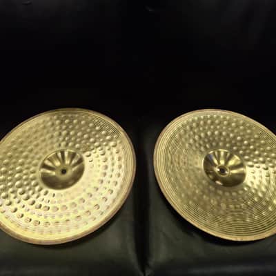 Paiste 14" 101 Brass Hi-Hat Cymbal Cymbals (Pair) 2005 - Present - Traditional image 2