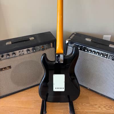 2021 Fender 60’s style Black Stratocaster MIM Custom Assembled w/ Premium Components image 3
