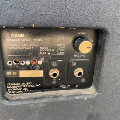 Yamaha S300 PA Speakers Vintage PAIR image 4