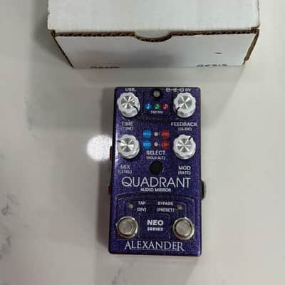 Alexander Pedals Quadrant Audio Mirror - Purple Sparkle image 1