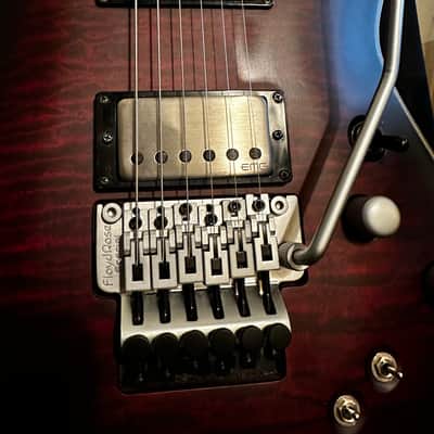 Schecter C-1 Platinum FR S Sustainiac 2017 - 2021 - Crimson Red Burst Satin image 4