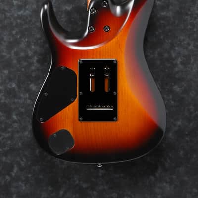 Ibanez AZ Prestige 6 String Electric Guitar w/Case - Tri Fade Burst Flat (AZ2402TFF) image 5