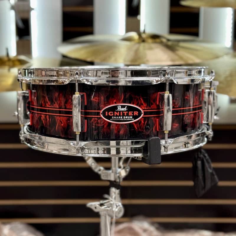 PEARL CC1450S/C CASEY COOPER IGNITER 14X5 MAPLE SNARE DRUM - FLOOR MODEL image 1