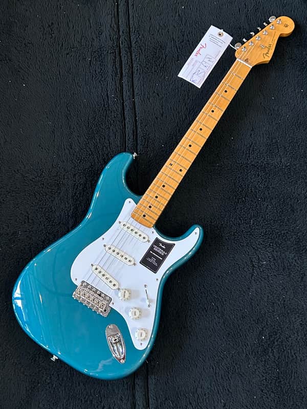 Fender Vintera II '50s Stratocaster with Maple Fretboard Ocean Turquoise #MX23077676 / 8lbs. 4.2oz image 1