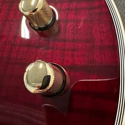 LTD EC-1000T CTM - See Thru Black Cherry #20253 (Factory Demonstration Model) image 6