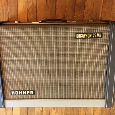 Early Hohner Orgaphon 25 MH 60's Green-Greys image 2