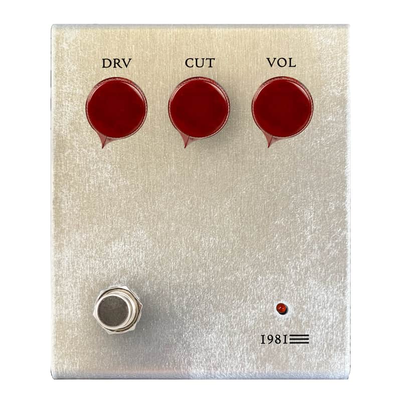 1981 Inventions Professional DRV Germanium Overdrive Pedal - Silver image 1