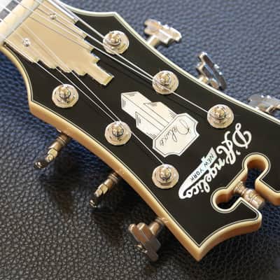MINTY! D’Angelico Brighton Deluxe Series Double-Cut Electric Guitar Desert Sand + OHSC image 11
