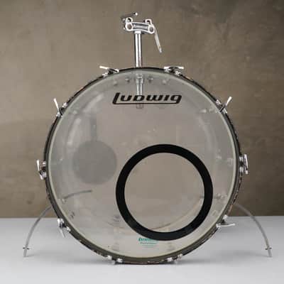 1976 Ludwig Vistalite Clear 5pc Drums #59091 image 3