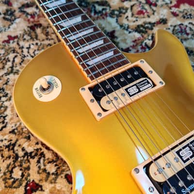 ESP Edwards Les Paul Gold Top E-LP-STD w/ Seymour Duncan PU, Japan MIJ image 8