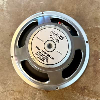 Celestion G12-65 16 ohm c 1980 - original vintage UK England 1777 cone image 1