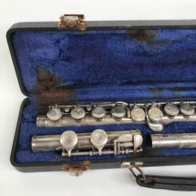 Louis Robert Serial Number 22860 Flute In Hard Case- For Parts Or Repair image 2
