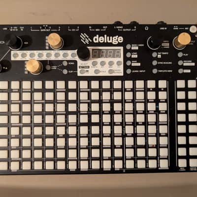 Synthstrom Audible Deluge 64-Voice Desktop Synthesizer with Numeric Display 2016 - 2022 - Black image 1