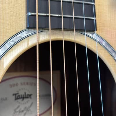 Taylor 214ce DLX 2023 Gloss Natural Electro-Acoustic Guitar image 5