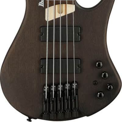Ibanez Bass Workshop EHB605 5-string Electric Bass Guitar - Walnut Flat image 2