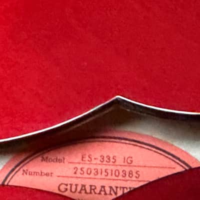 Epiphone "Inspired by Gibson Custom" '62 ES-335 2025 - Present - Sixties Cherry image 9