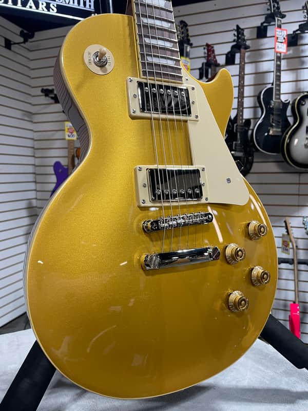 Epiphone Les Paul Standard 50s Electric Guitar - Gold w/Gig Bag & PLEK*D #504 image 1
