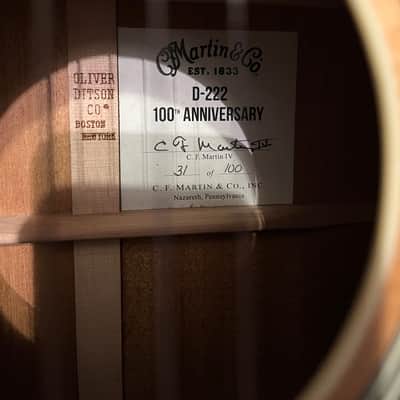 Martin D-222 100th Anniversary 2016 - Natural image 3