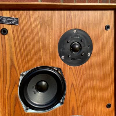 Vintage Celestion Ditton 33 Hifi Home Speakers w/ Original Stands image 11
