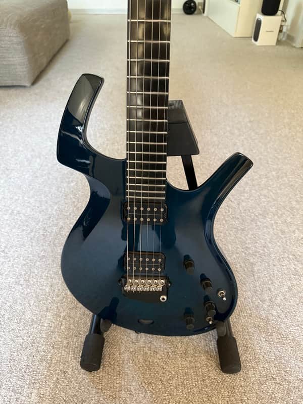 1998 Parker Fly Classic USA – Pre-Refined BMH – Transparent Blue – Original Case image 1