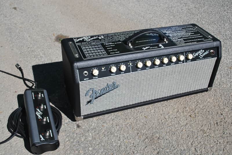 Fender Super Sonic 22 Head Black Reverb supersonic super-sonic image 1