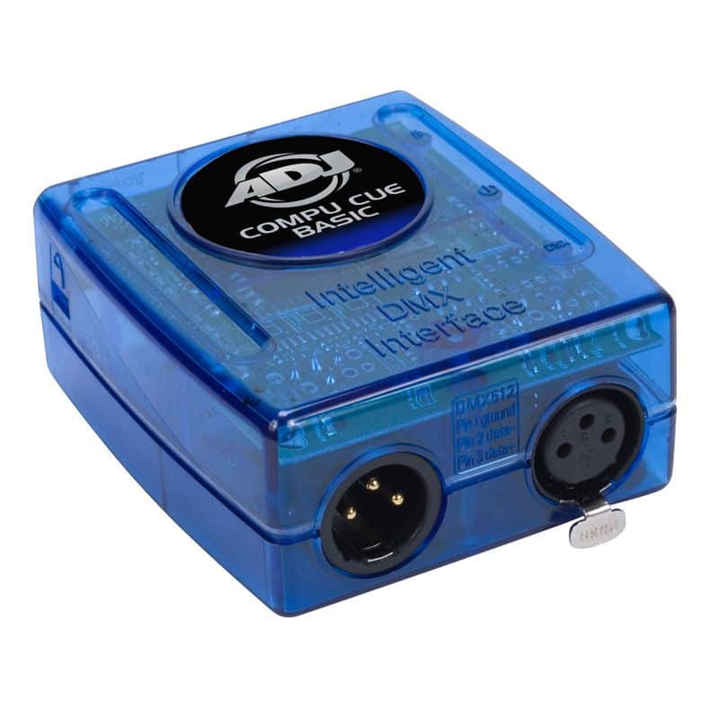 ADJ Products Compu Cue Basic DMX-to-PC Interface for use with COMPU Show PC Software image 1