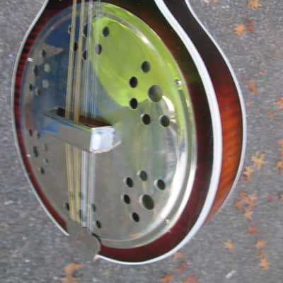 RARE Vintage '30s Harmony Faux Resonator Mandolin ! GREAT CONVERSION POTENTIAL!! image 6
