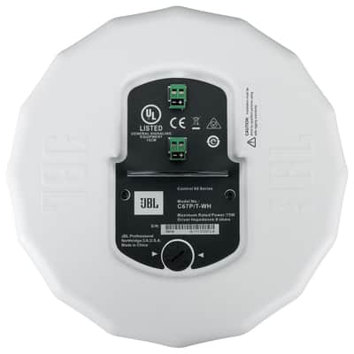 Pair JBL Control 67 P/T 6.5" 60w Commercial 70v White Pendant Speakers C67P/T-WH image 4