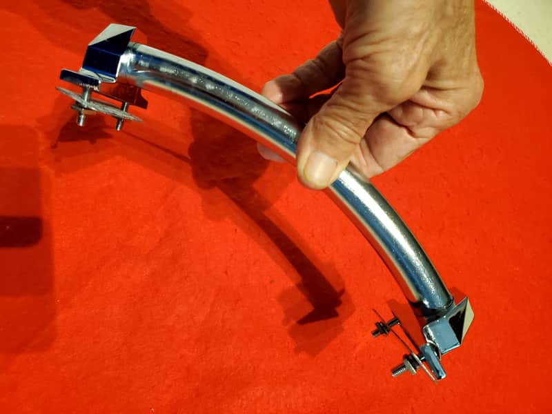 Vintage Bass Drum/Tom Drum RAIL Mount W/Fastening Hardware Complete image 1