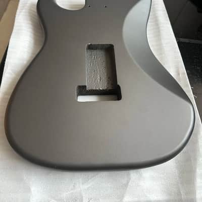 Matte Grey Guitar SSS Stratocaster Strat Style Body image 4