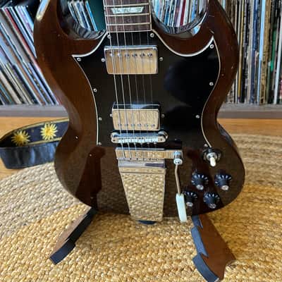1970 Gibson SG Standard Cherry "Large Guard" with Maestro Vibrola image 8
