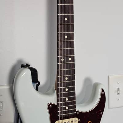 2020 Sonic Blue Fender American Professional II Stratocaster with Roasted Maple Neck, Rosewood Fretboard image 4