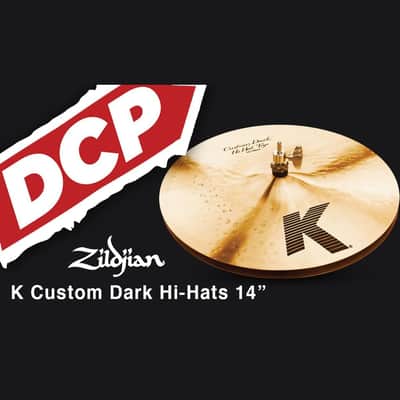 Zildjian K Custom Dark Hi Hat Cymbals 14" image 2